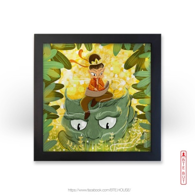 Tranh giấy Art - Văn Thù Sư Lợi Bồ Tát Bát Nhã Kinh